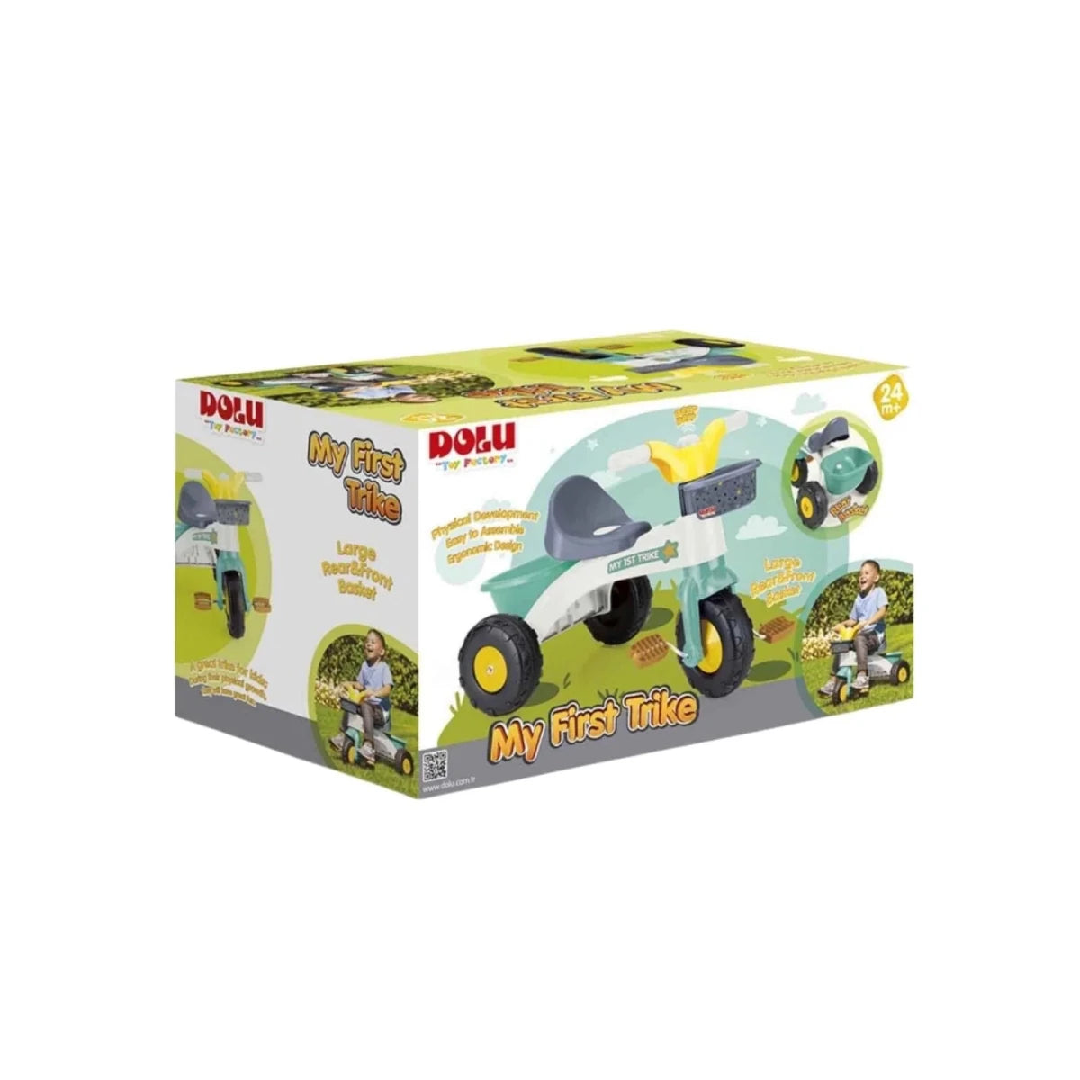 Dolu My First Trike with Adjustable Parent Handle - ebebek