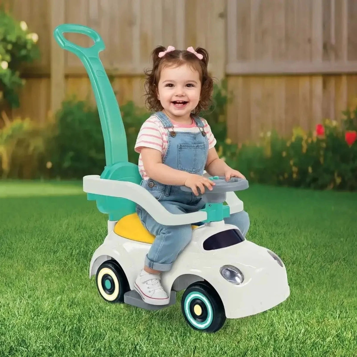 Dolu 3-in-1 Ride On Car with Electronic Sounds - ebebek