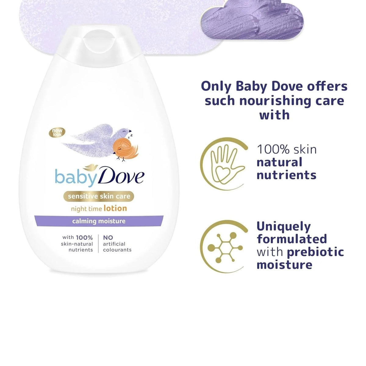 Baby Dove Calming Moisture Night Time Body Lotion 400ml