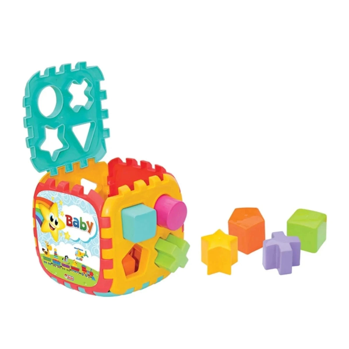 Dede Baby Puzzle Big Shape Sorter Cube - ebebek