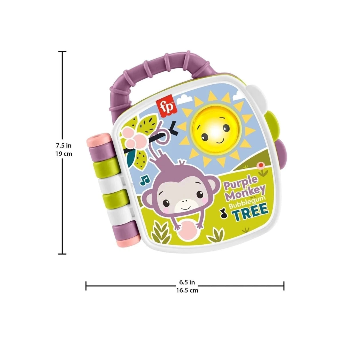 Fisher-Price Purple Monkey Musical Storybook - ebebek