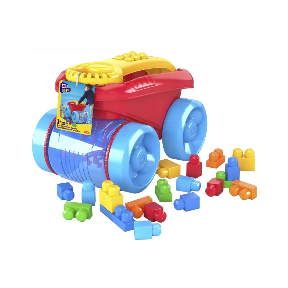 Mega Bloks Block Scooping Wagon - ebebek