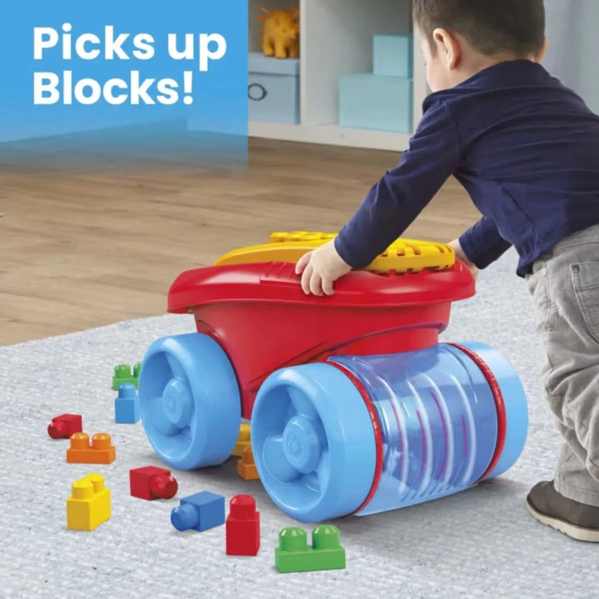 Mega Bloks Block Scooping Wagon - ebebek