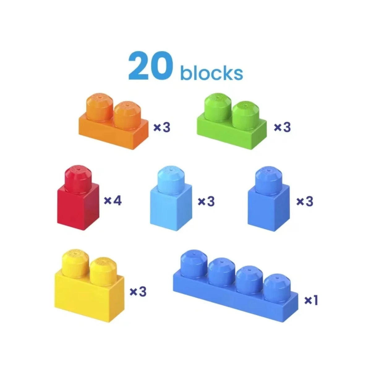 Mega Bloks Block Scooping Wagon - ebebek