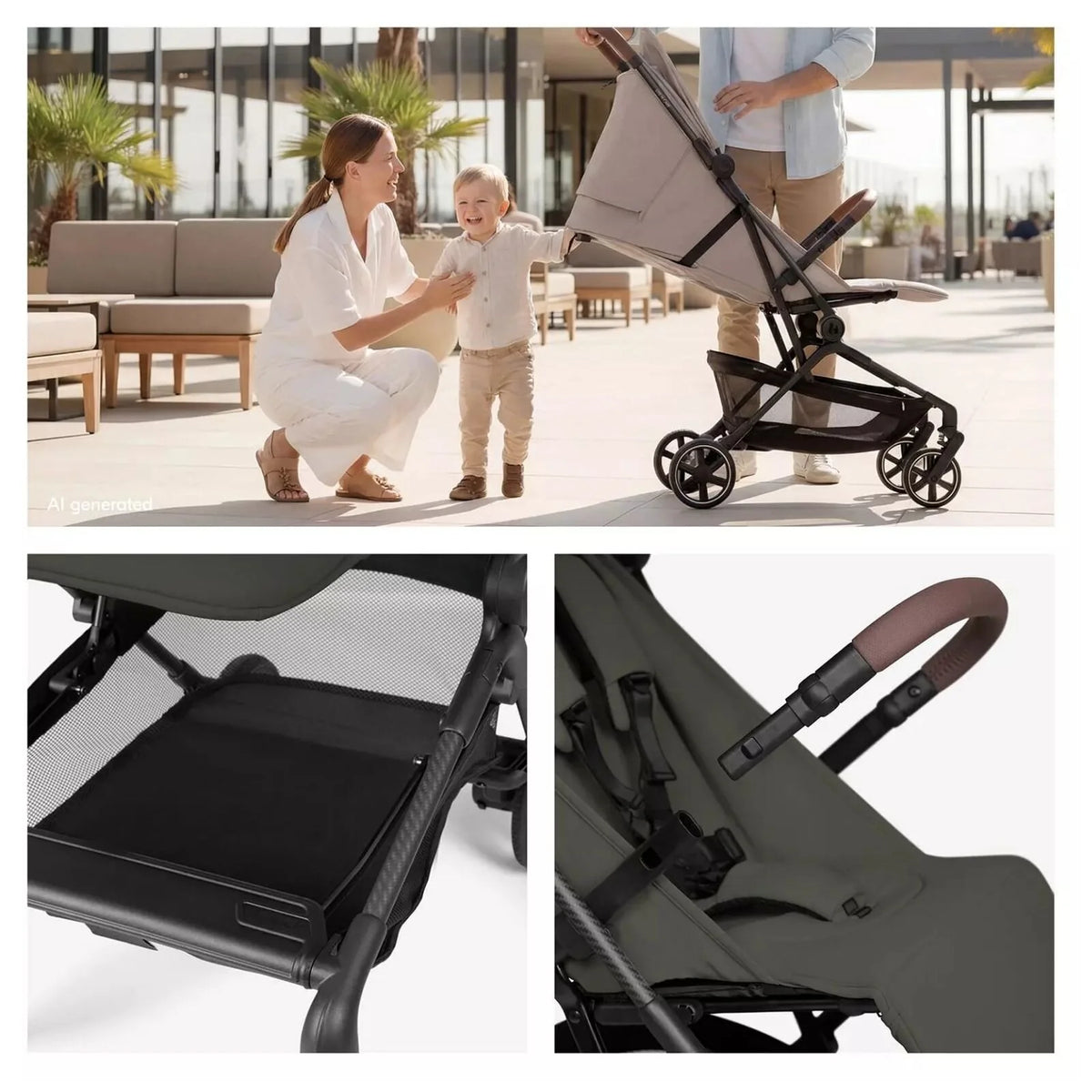 Hauck Lite N Care Stroller - Olive