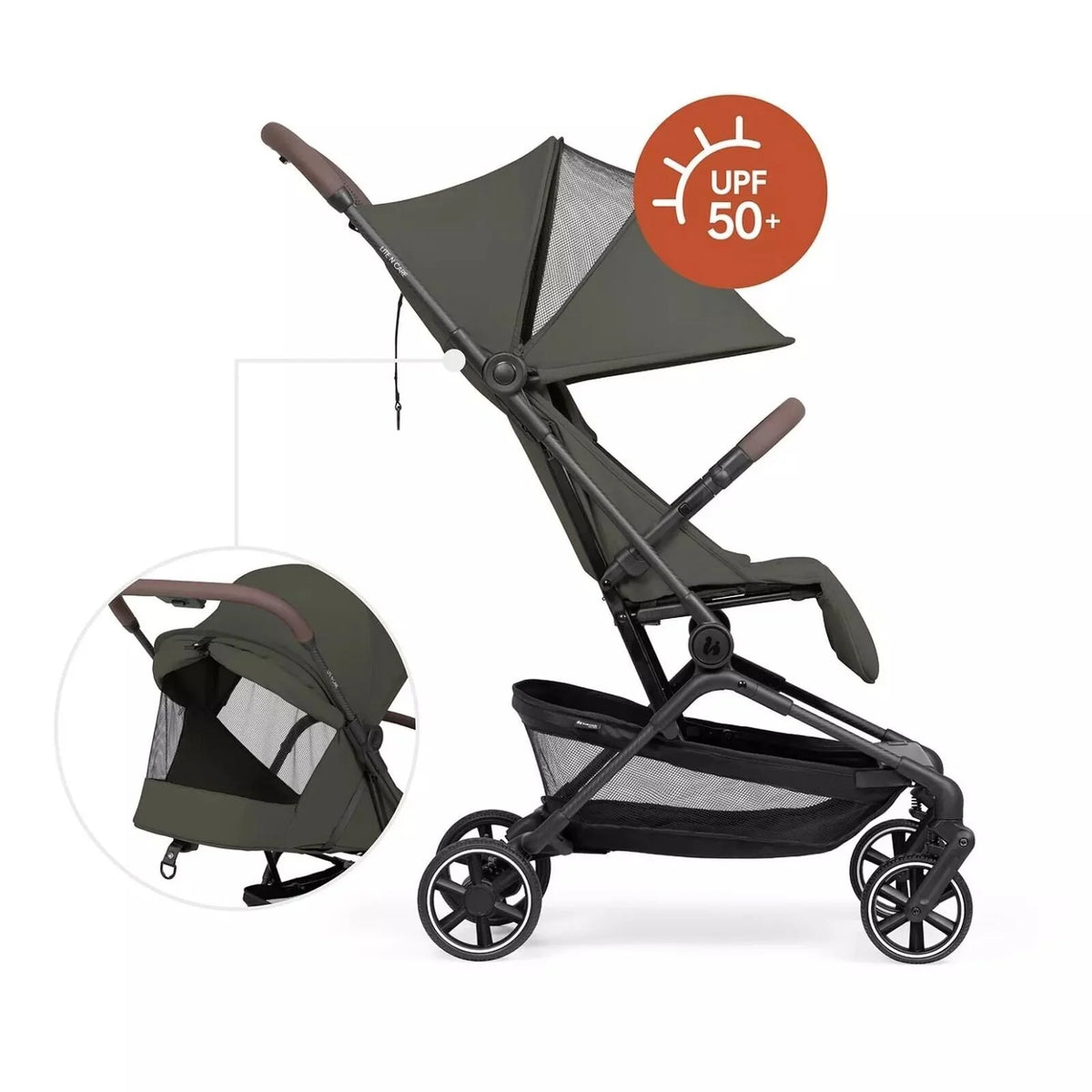 Hauck Lite N Care Stroller - Olive