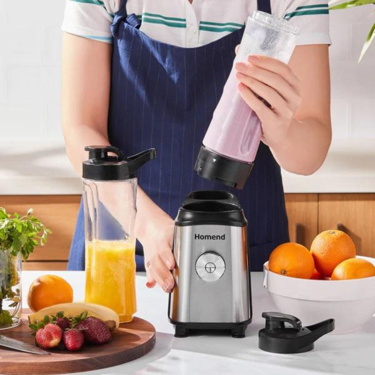 Homend Mixfresh 7010UK Stainless Steel Smoothie Blender - ebebek - Black Friday