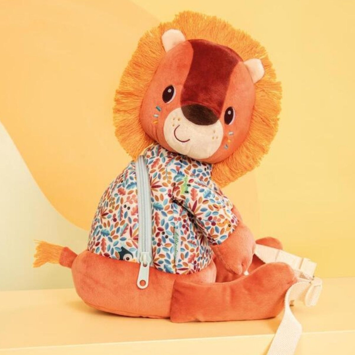 Lilliputiens Plush Backpack - Lion Jack - ebebek - Black Friday
