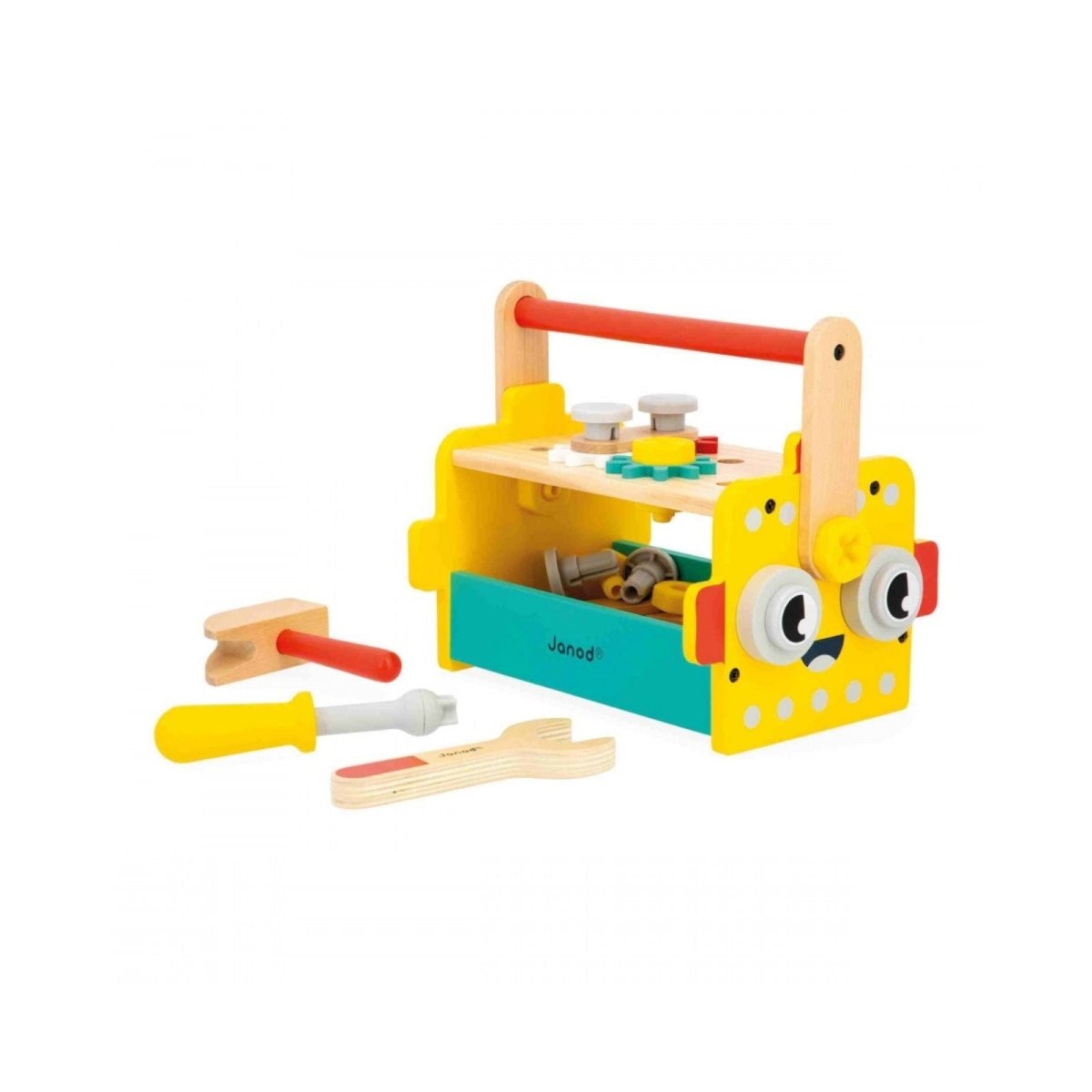 Janod Brico Kids Robot Tool Box - ebebek - Black Friday