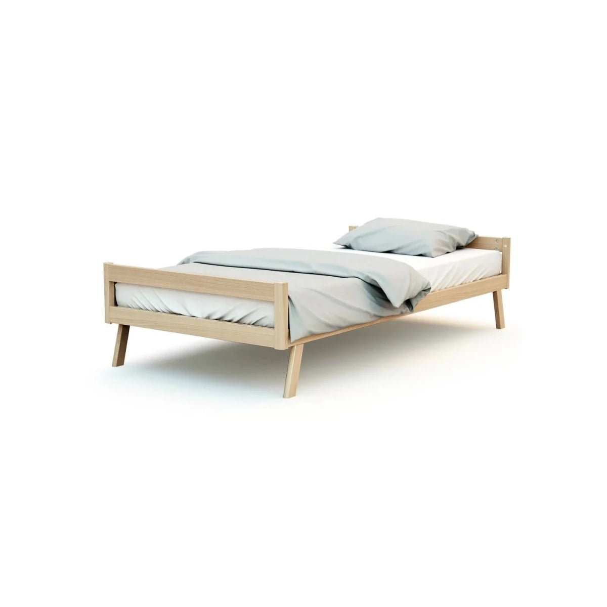 JuraBaby Kasa Convertible Wooden Cot Bed 70x140cm - Varnished Beech Varnished Beech - ebebek