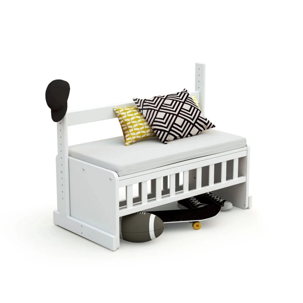 JuraBaby Nato Convertible Co-Sleeping Crib - White White - ebebek