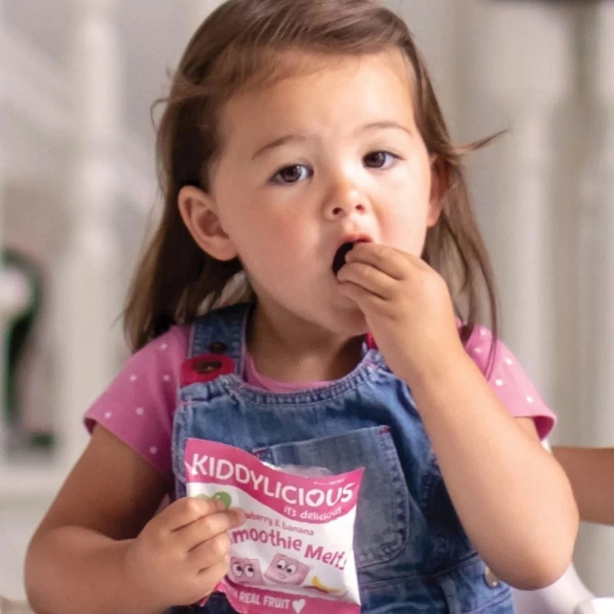 Kiddylicious Strawberry & Banana Smoothie Melts 12+ months 6g - ebebek