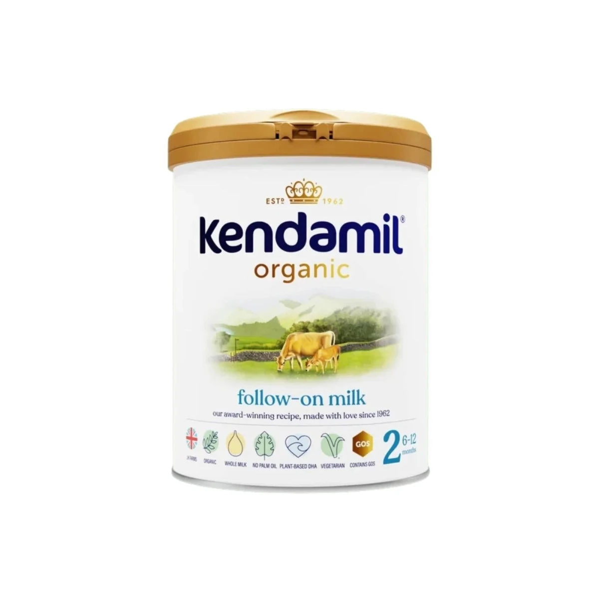 Kendamil Stage 2 Organic Follow On Milk Formula 6-12 months 800g - ebebek