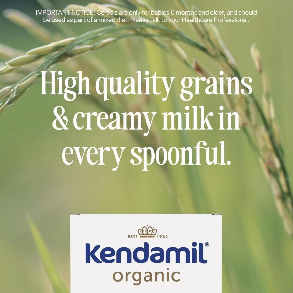 Kendamil Organic Baby Rice 6+ months 120g - ebebek