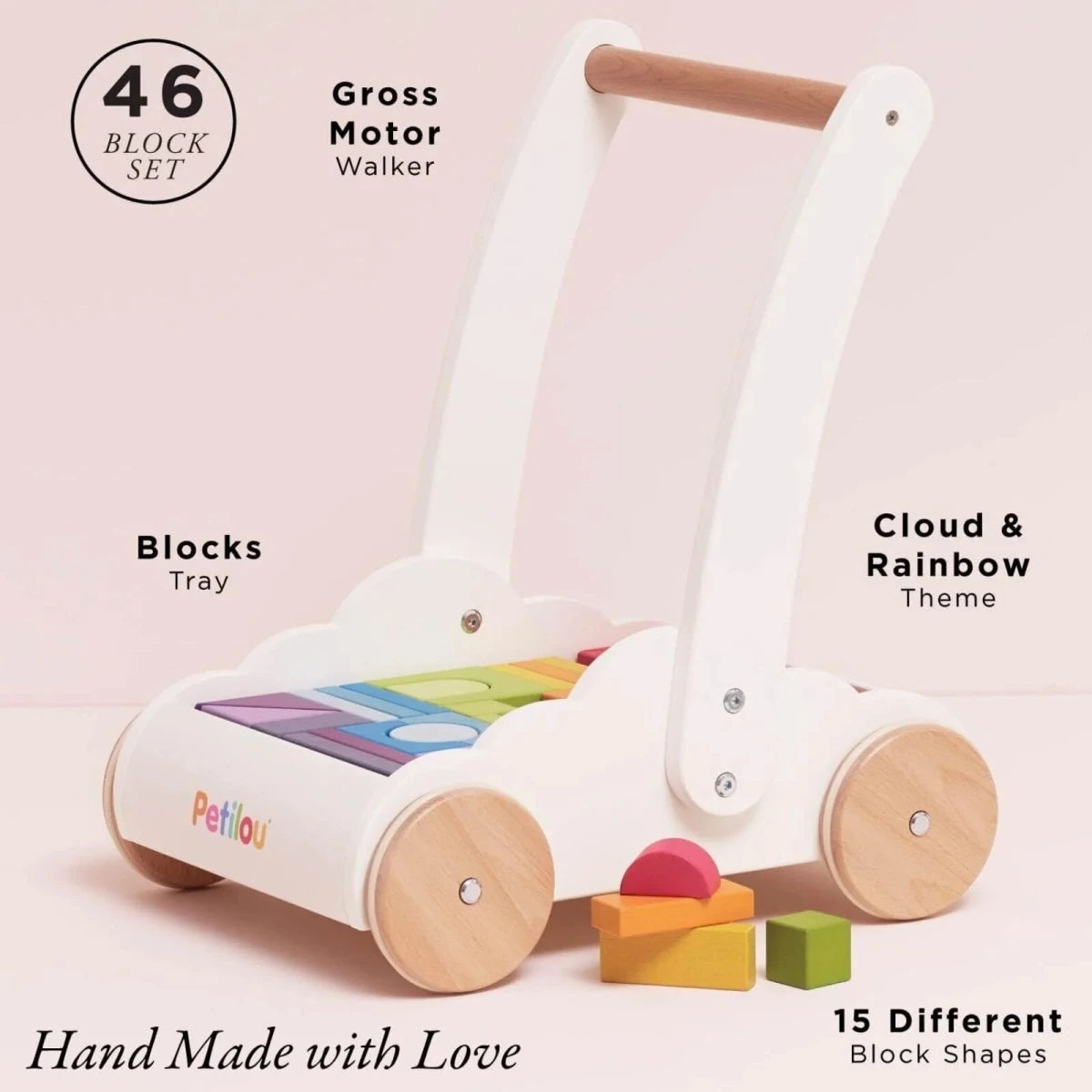Le Toy Van Rainbow Baby Walker & Puzzle - ebebek