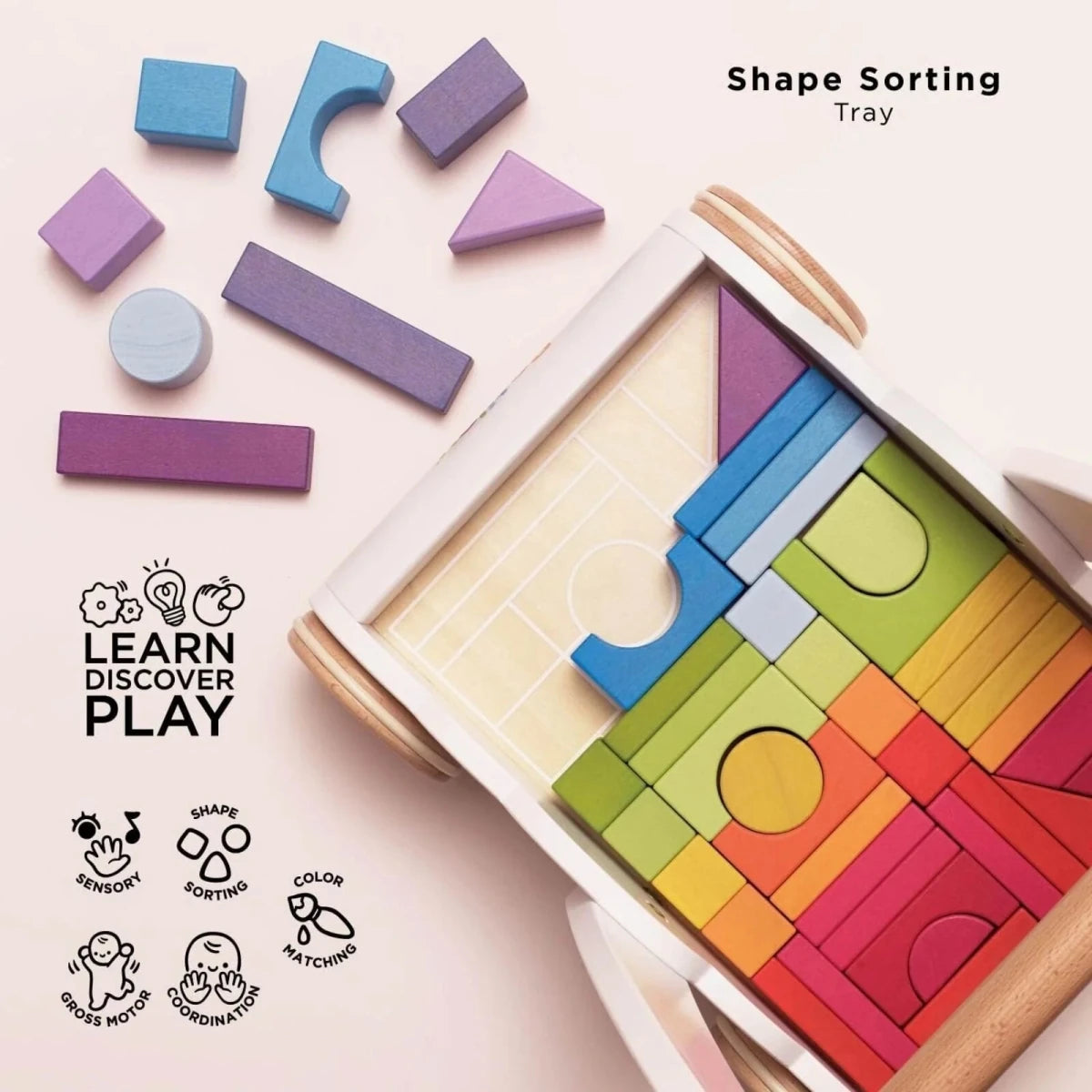 Le Toy Van Rainbow Baby Walker & Puzzle - ebebek