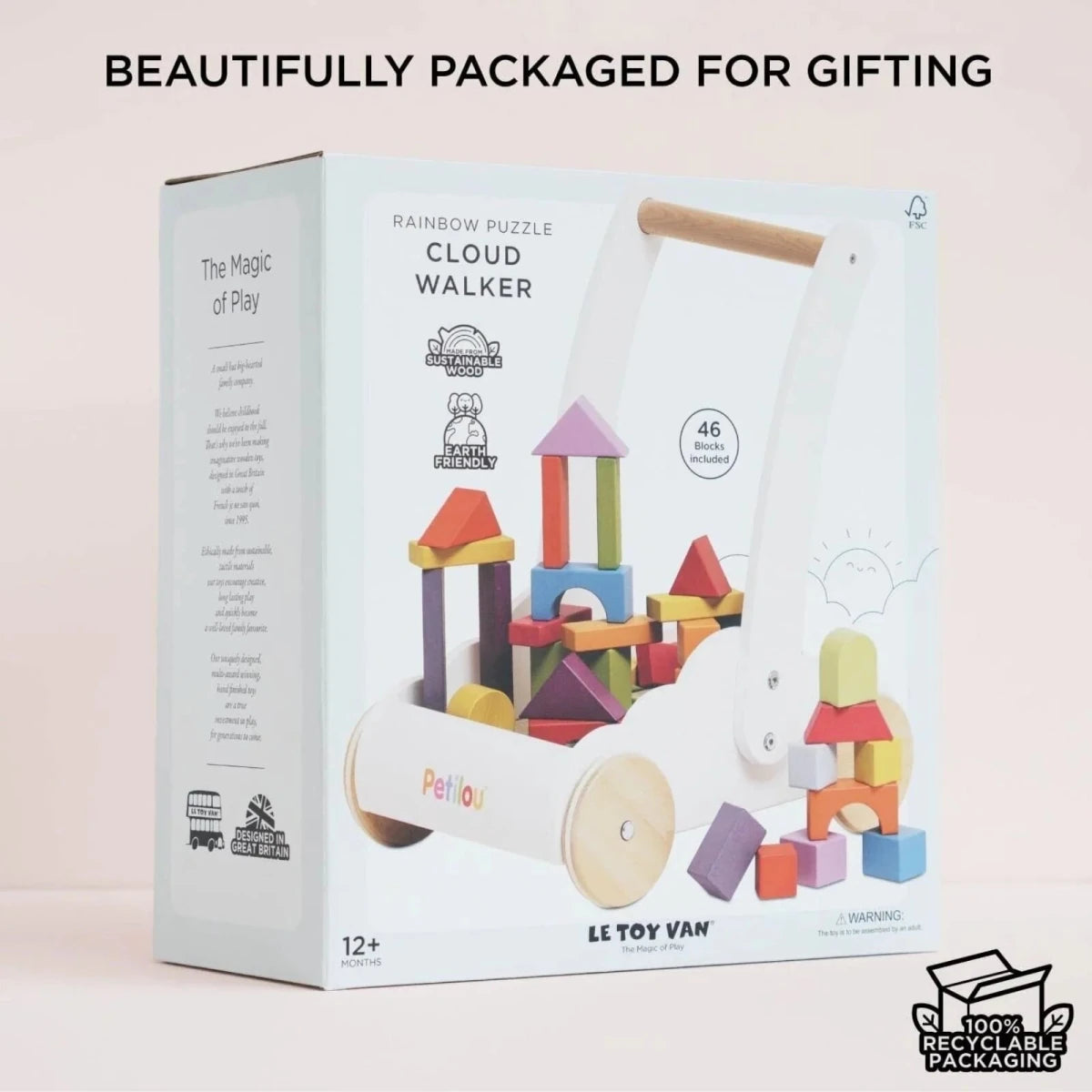 Le Toy Van Rainbow Baby Walker & Puzzle - ebebek