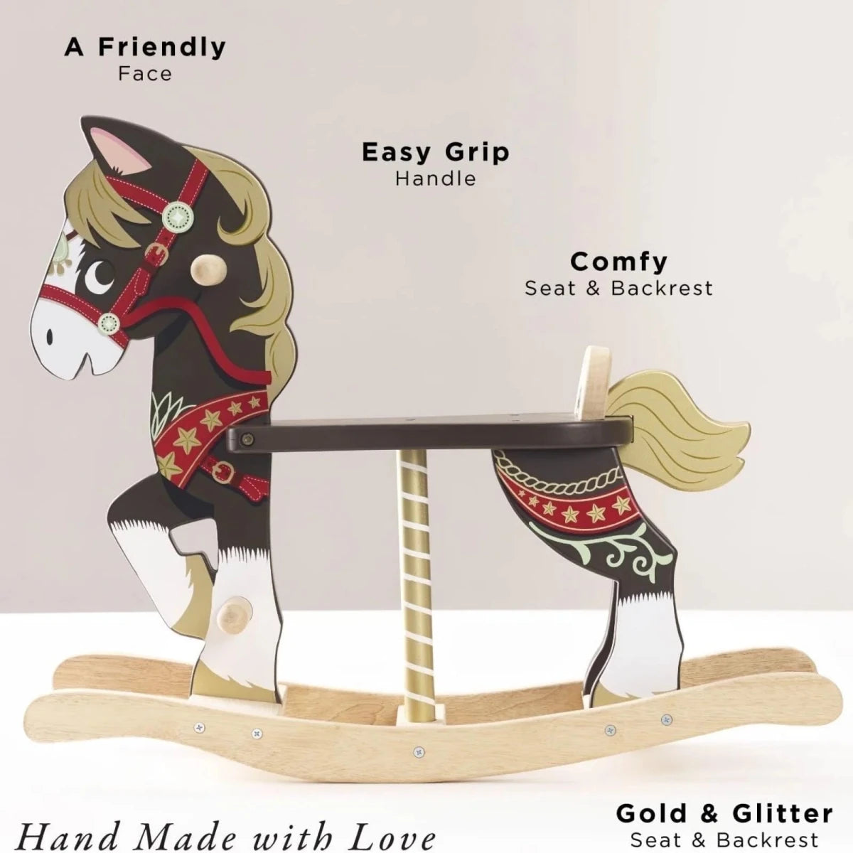 Le Toy Van Classic Wooden Rocking Horse - ebebek