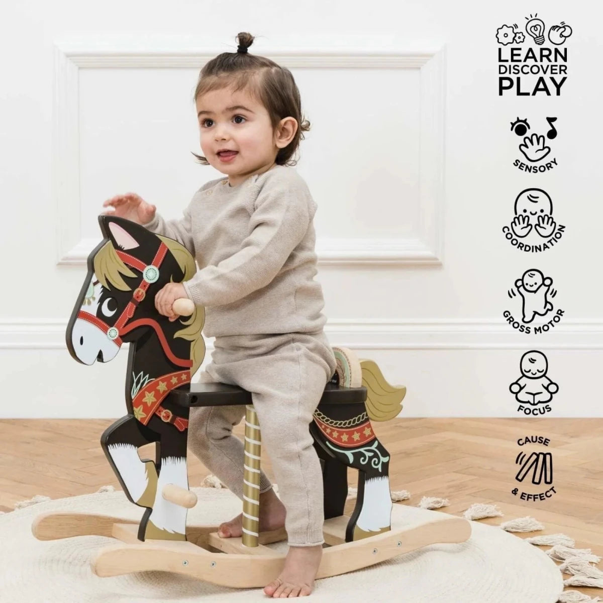 Le Toy Van Classic Wooden Rocking Horse - ebebek