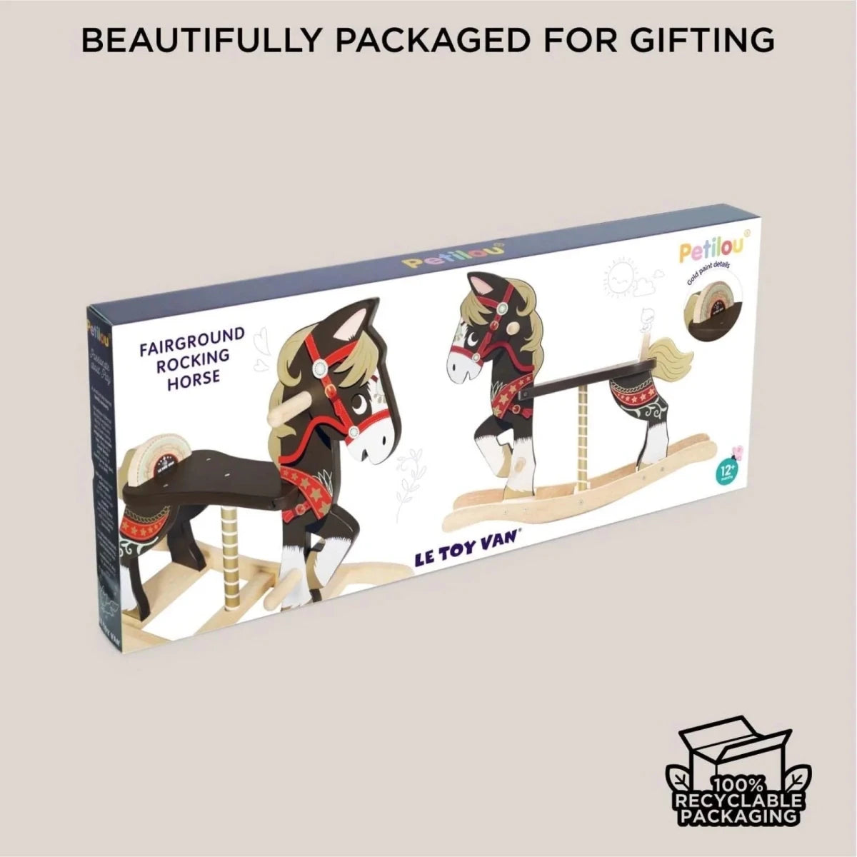 Le Toy Van Classic Wooden Rocking Horse - ebebek