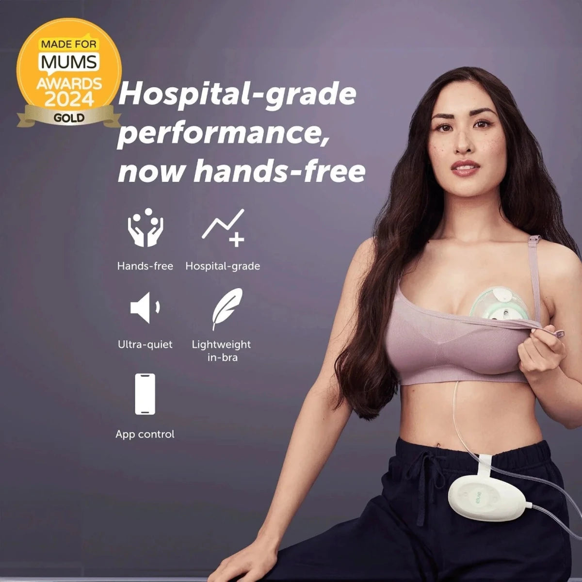 Elvie Stride Hands Free Single Electric Breast Pump - ebebek