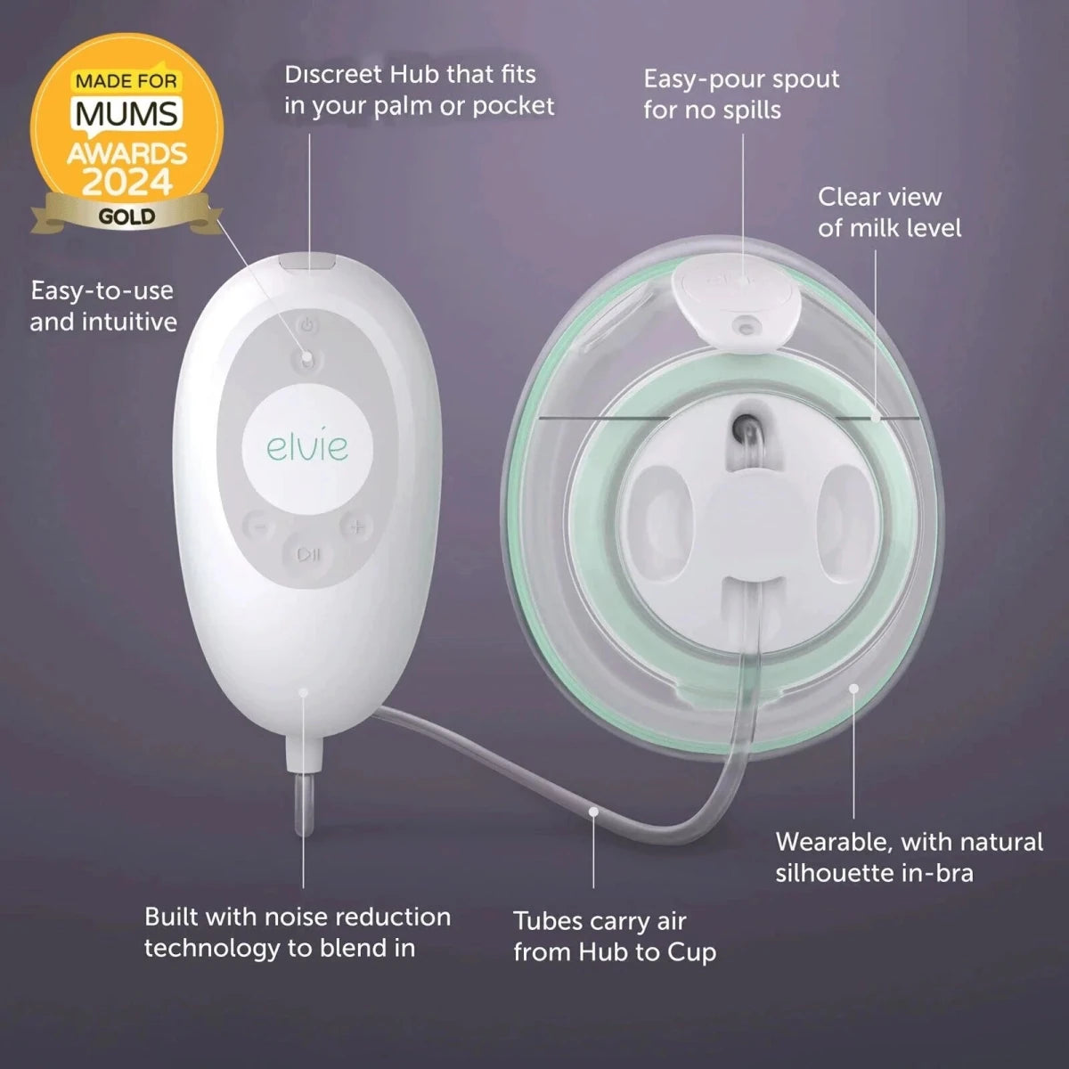 Elvie Stride Hands Free Single Electric Breast Pump - ebebek
