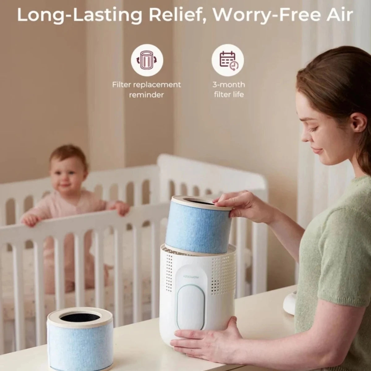 Momcozy CozyBreath Baby Air Purifier - ebebek