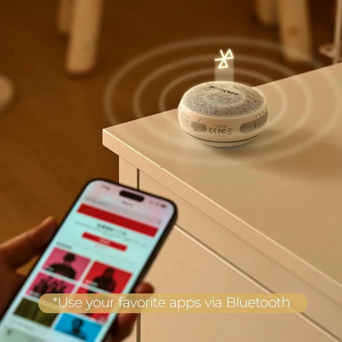 Momcozy Portable Sound Machine with Night Light - ebebek