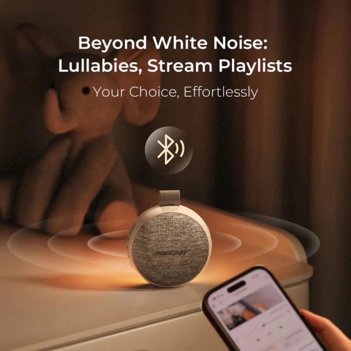 Momcozy Portable Sound Machine with Night Light - ebebek