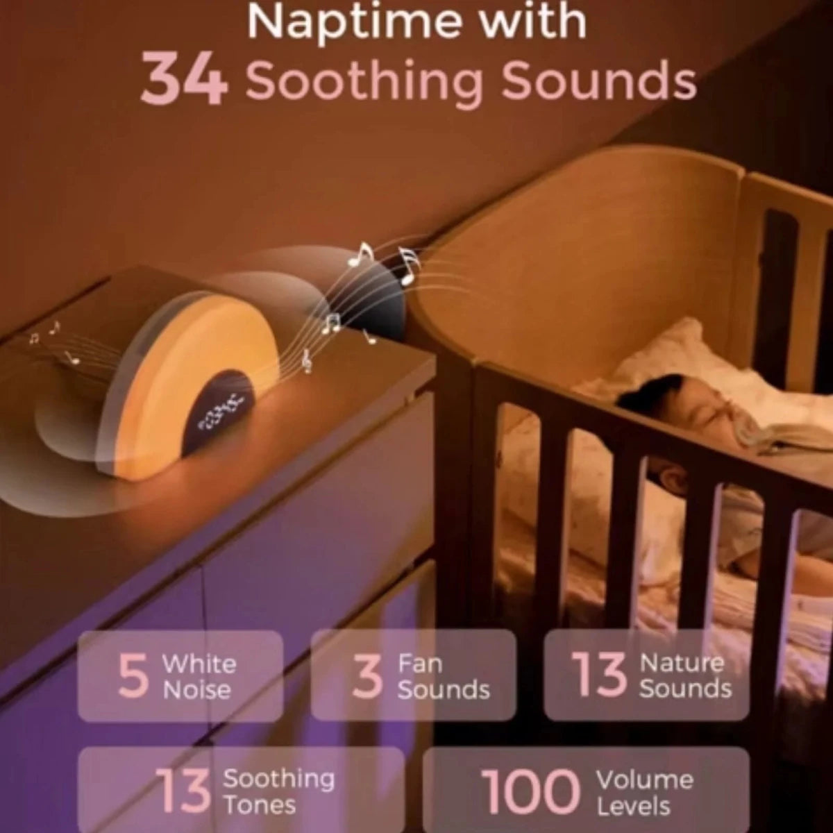 Momcozy Rainbow White Noise Machine - ebebek
