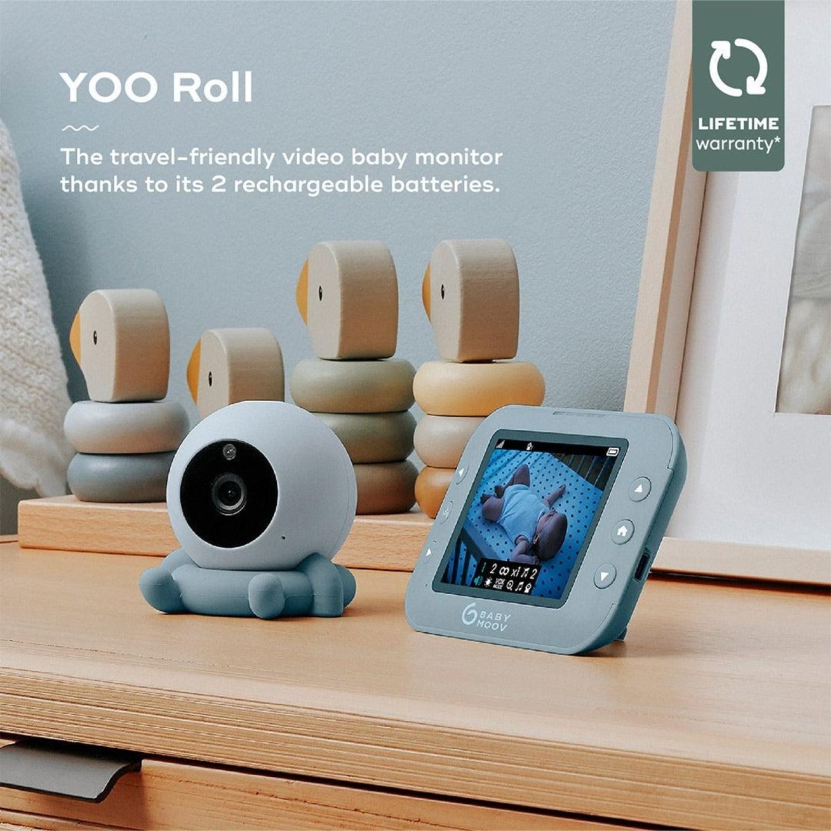 Babymoov Babyphone Yoo Roll Twin Bundle - 2 Camera - ebebek - Black Friday