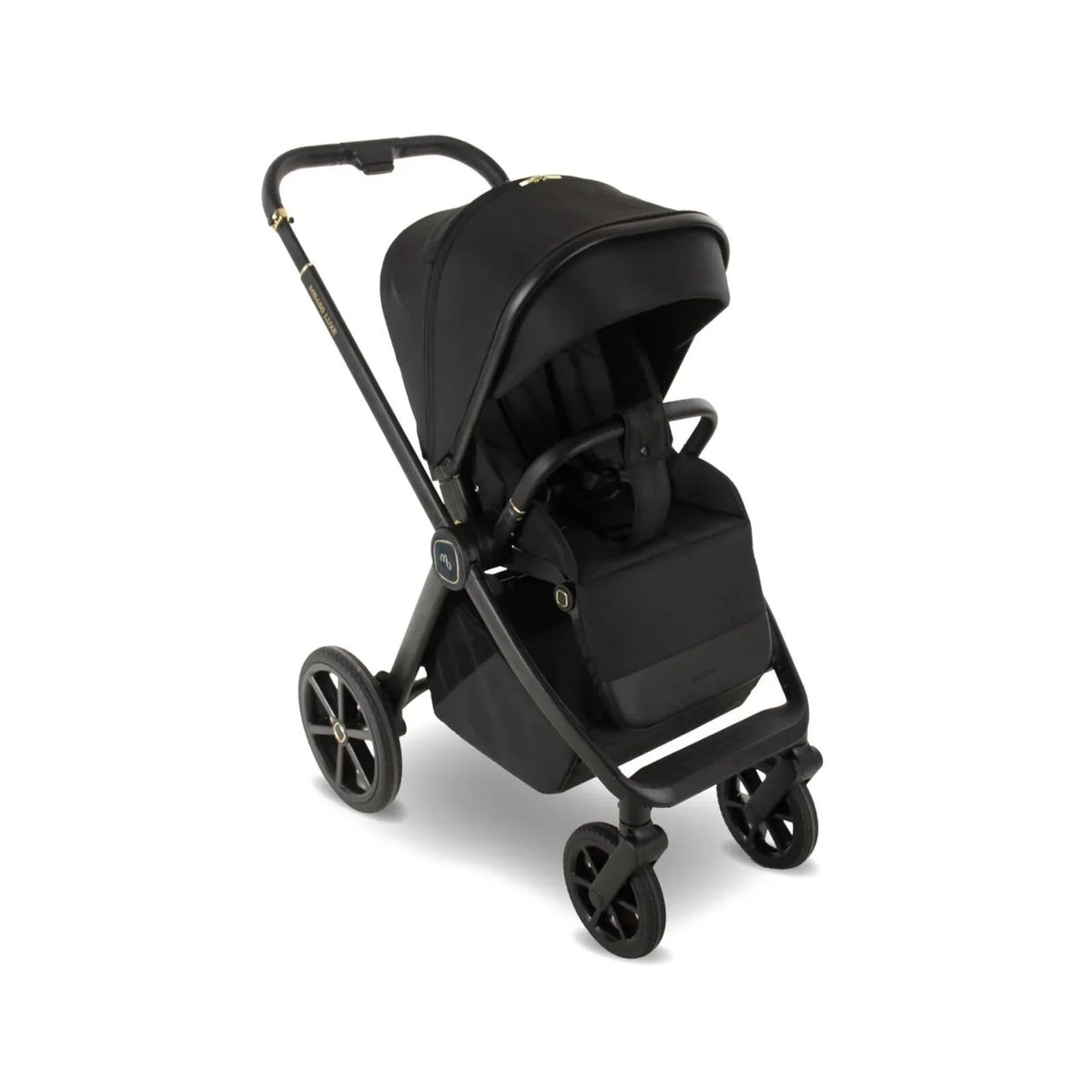 My Babiie MB450 Luxe 3-in-1 Travel System with Rotating Car Seat,Base & Toddler Seat - Black