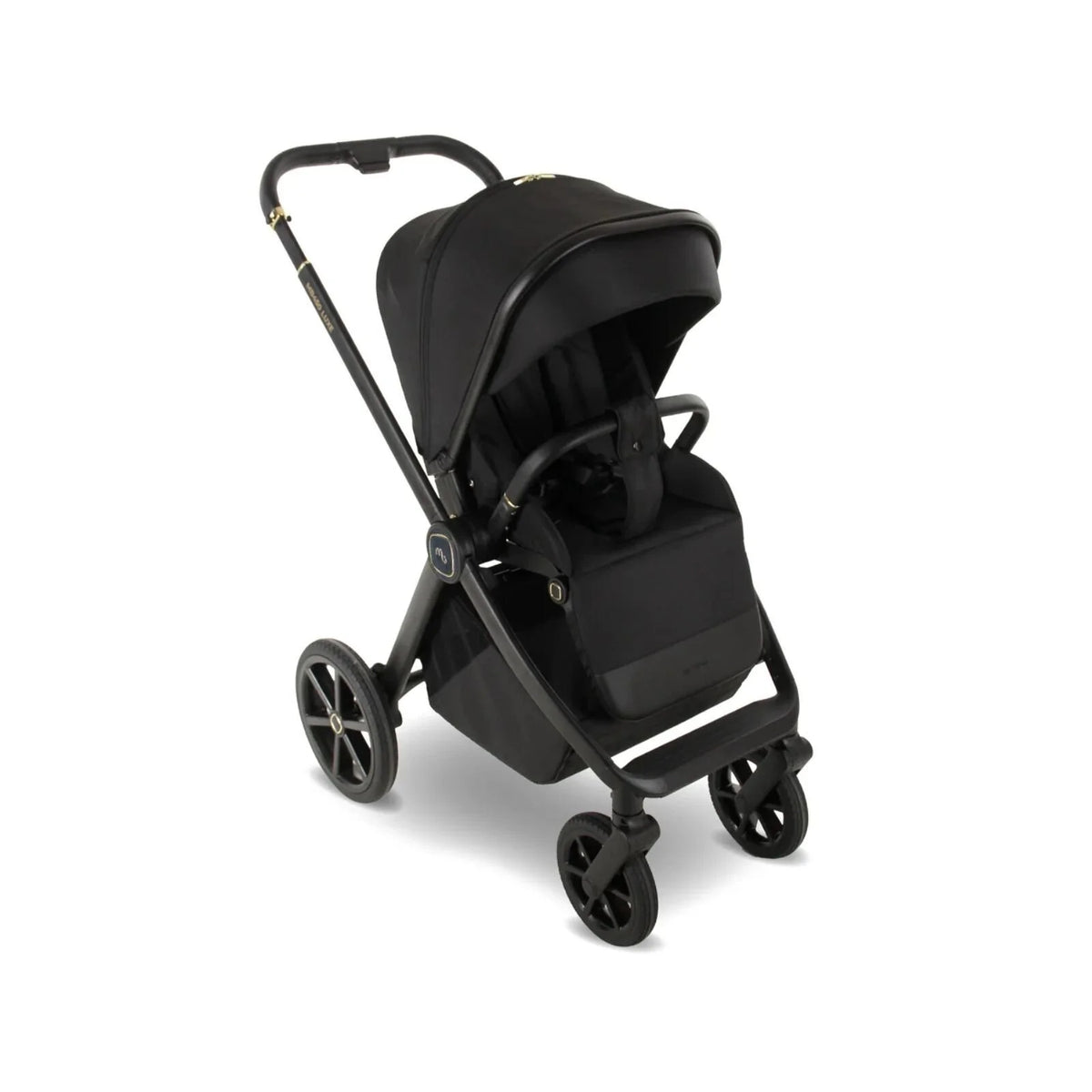 My Babiie MB450 Luxe 3-in-1 Travel System with Rotating Car Seat,Base & Toddler Seat - Black