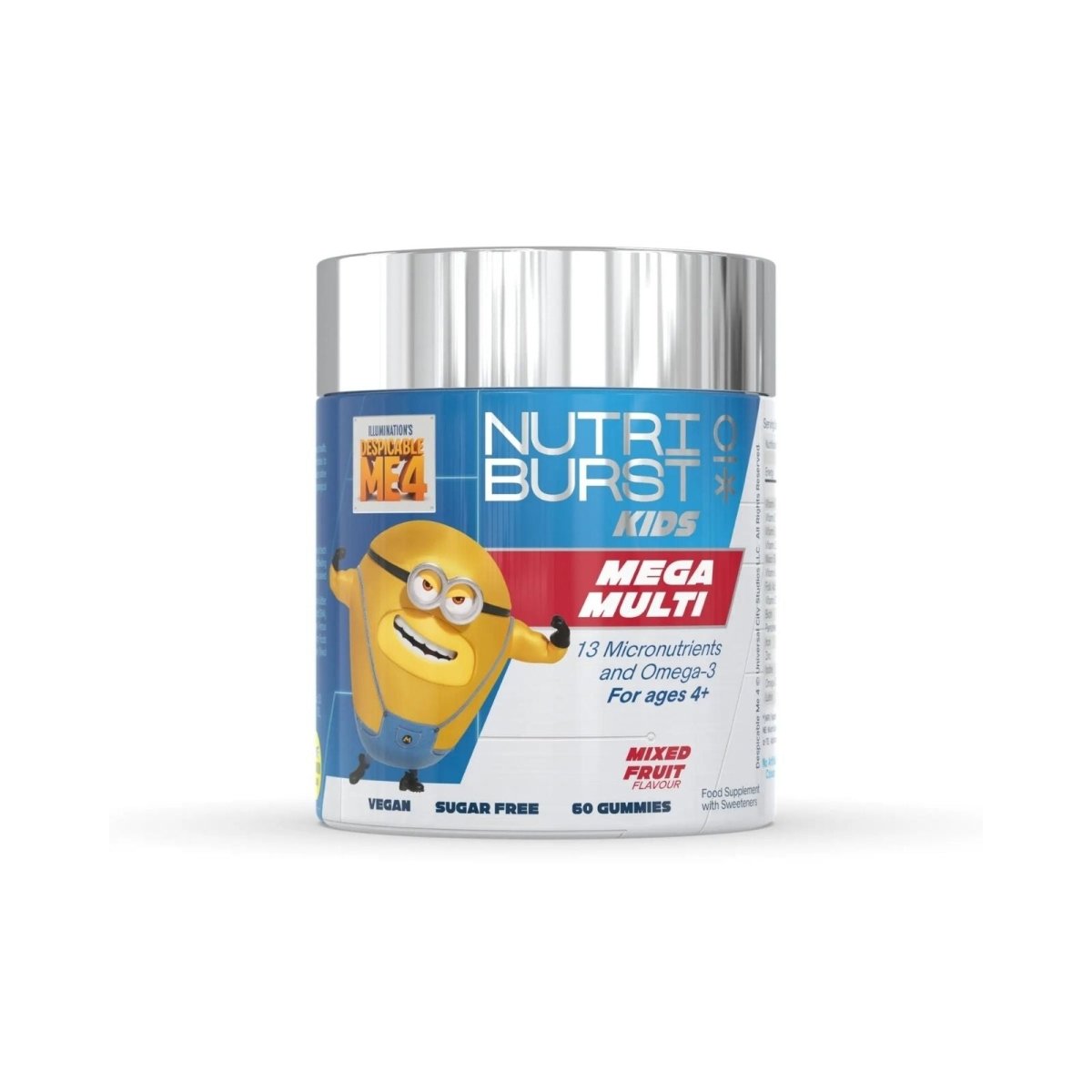 Nutriburst Minions Mega Multi Vitamins 4+ years 60 pcs - ebebek - Black Friday