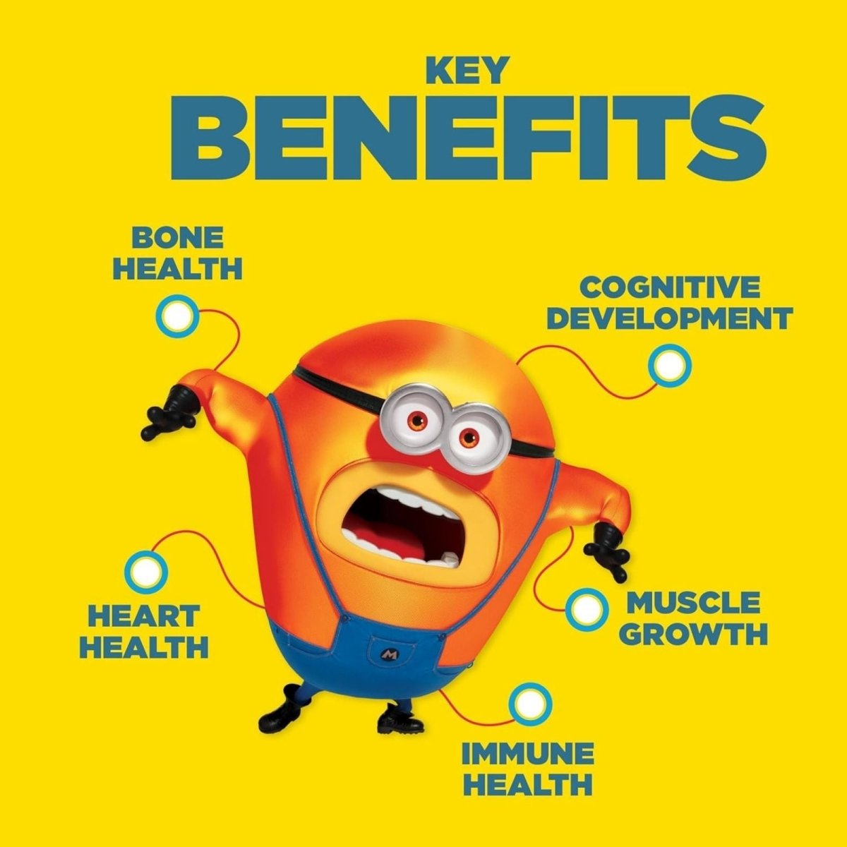 Nutriburst Minions Mega Multi Vitamins 4+ years 60 pcs - Nutriburst - ebebek
