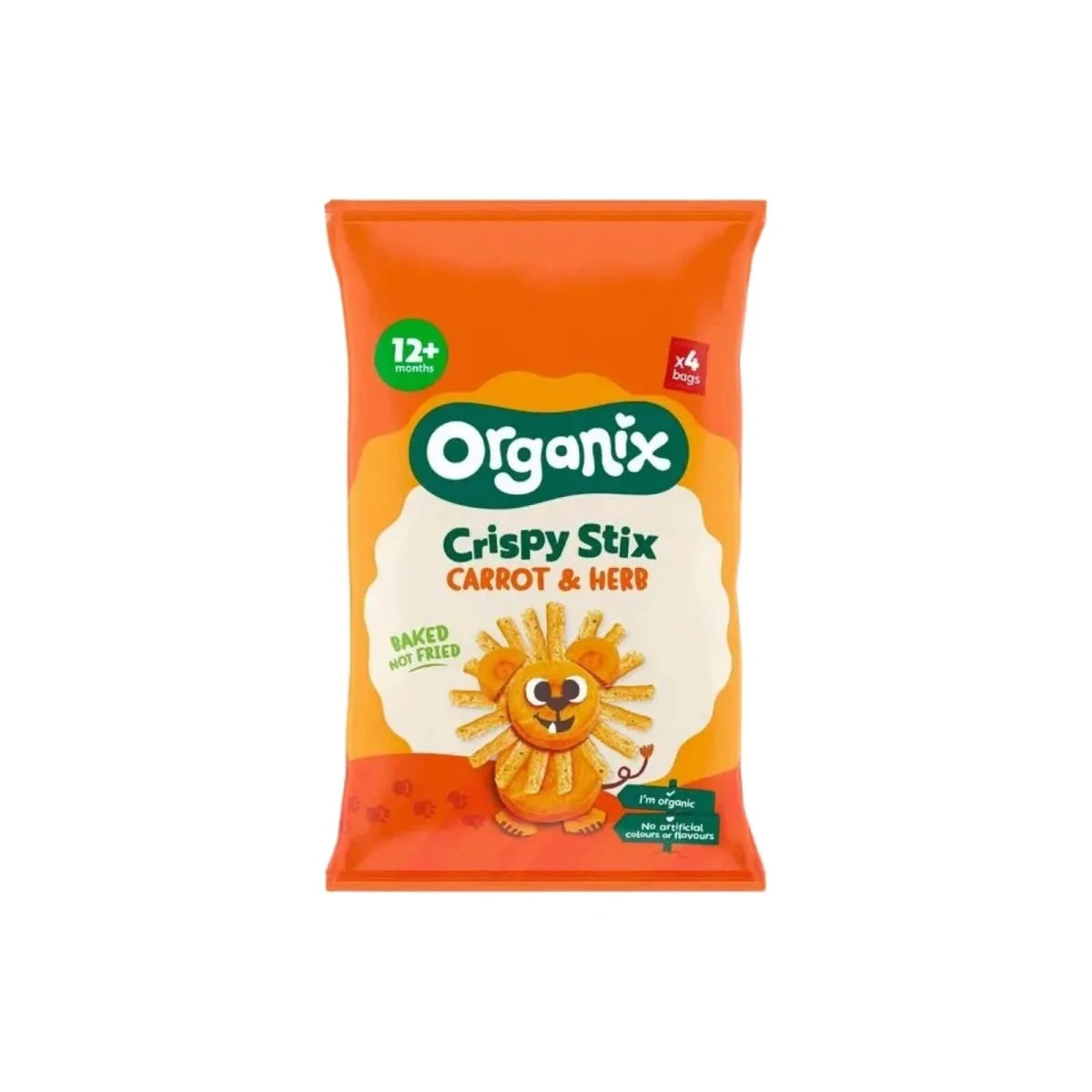 Organix Carrot & Herb Stix Puffs 12+ months 60g (4x15g) - ebebek