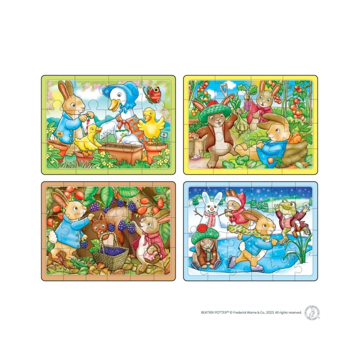 Orchard Toys Peter Rabbit 4 - in - a - Box Puzzles - ebebek - Black Friday