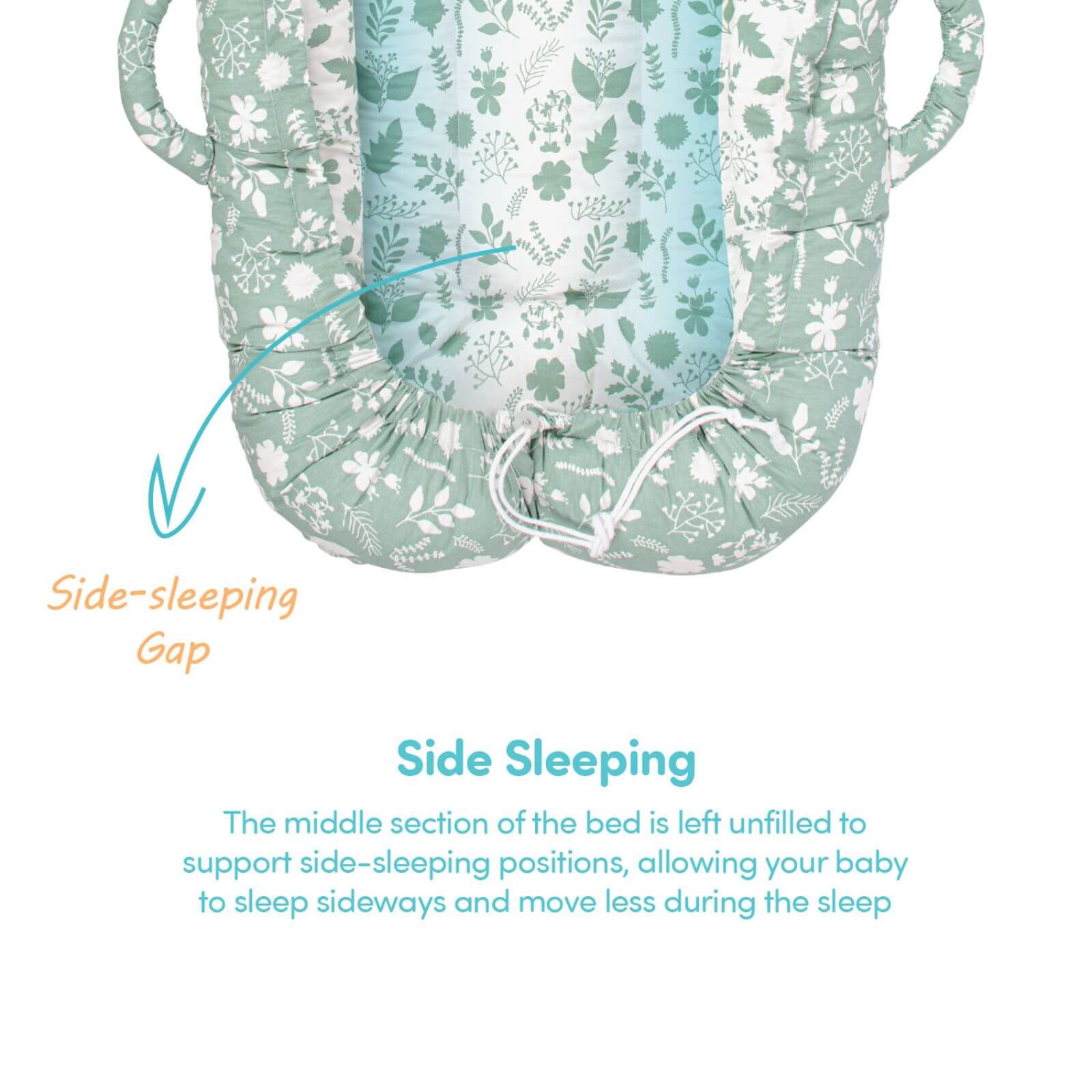 baby plus Mother Side Baby Reflux Bed - Green - ebebek - Black Friday