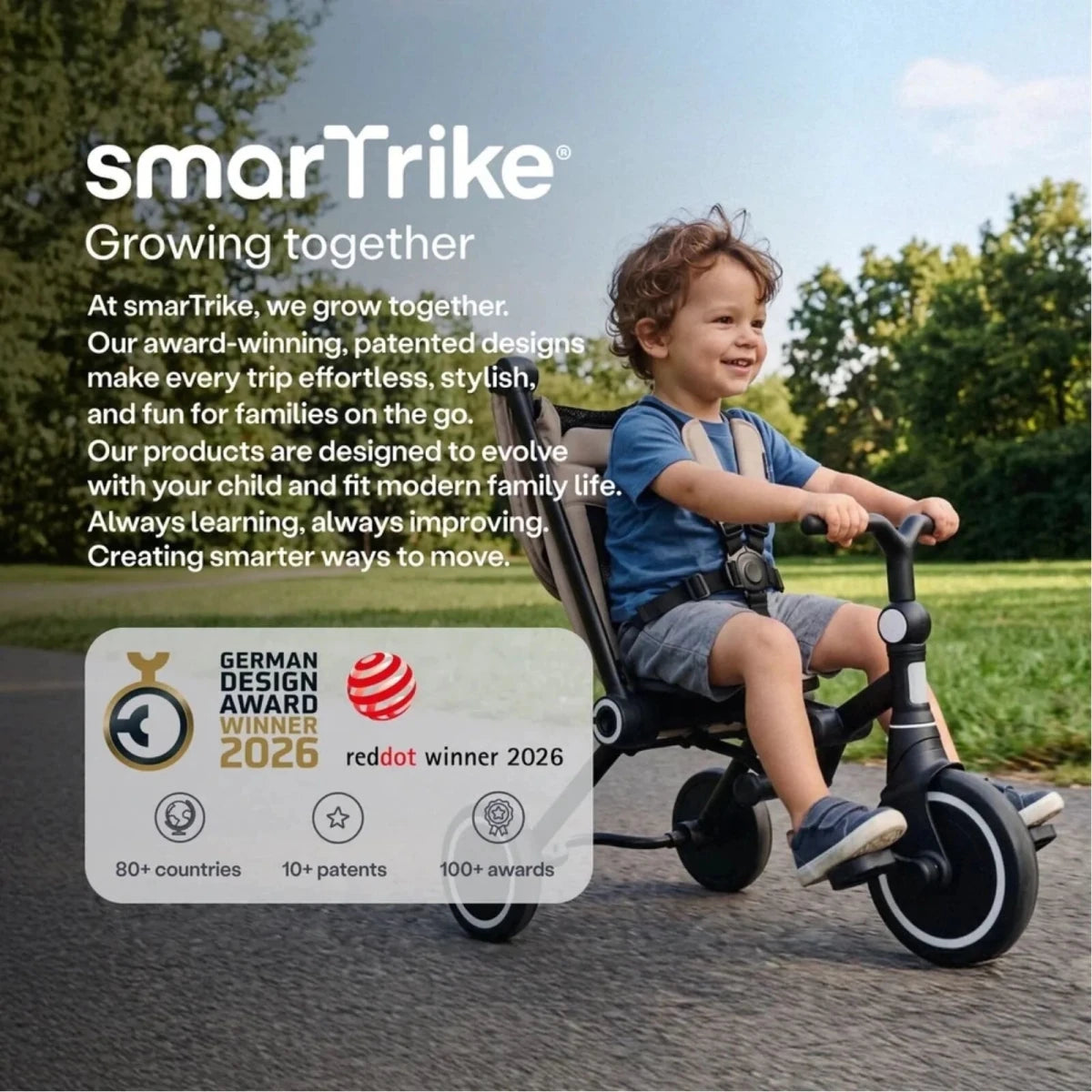 smarTrike Wonder Max Trike - Stone - ebebek