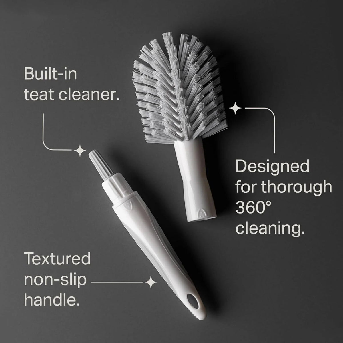 Tommee Tippee 2-in-1 Clean Bottle and Teat Brush