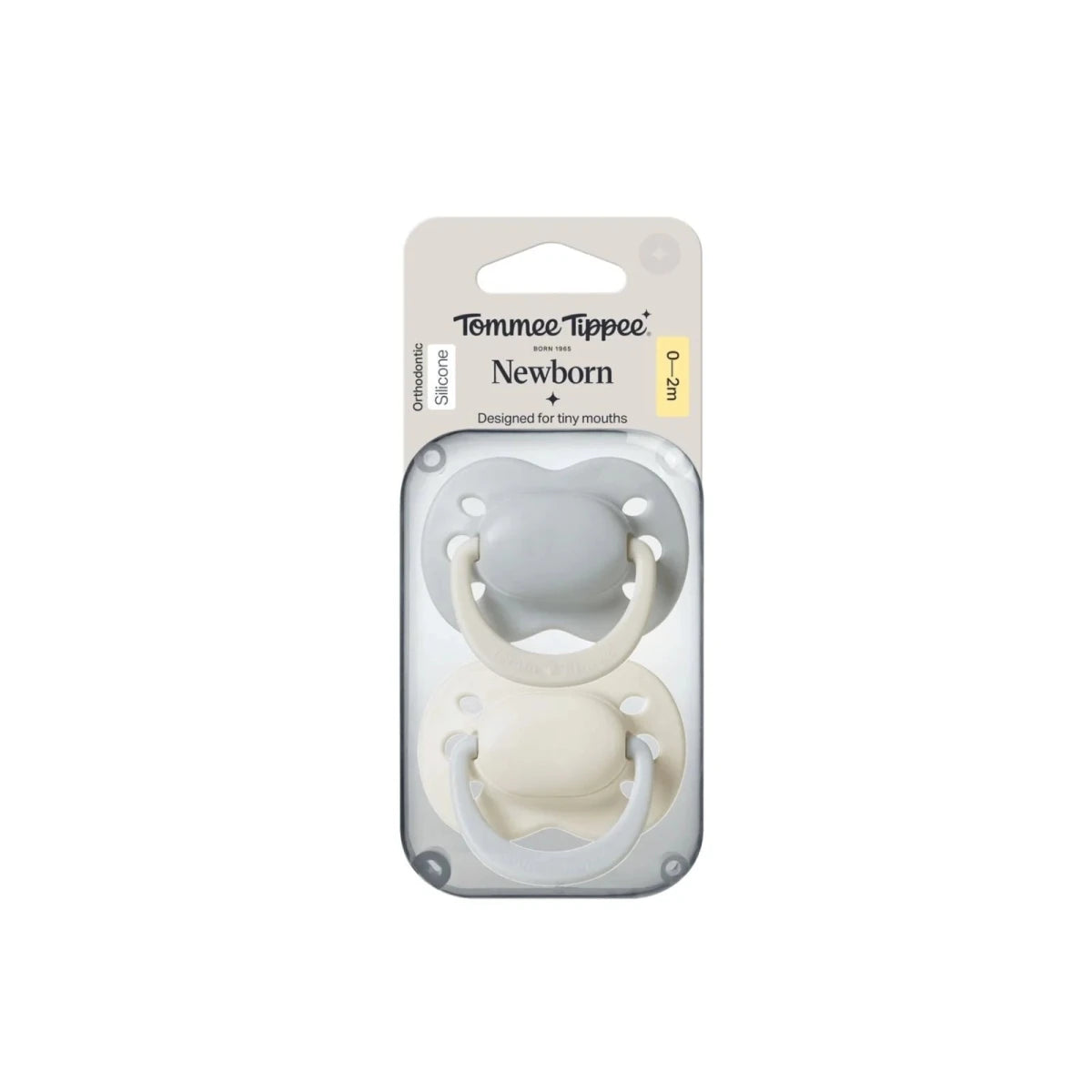Tommee Tippee Newborn Silicone Soother Boy 0-2 months Pack of 2 - Blue - ebebek