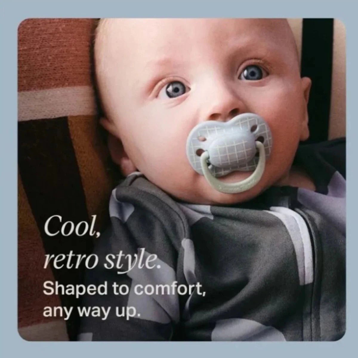 Tommee Tippee Ultra Fit Silicone Soother Boy 0-6 months Pack of 2 - ebebek