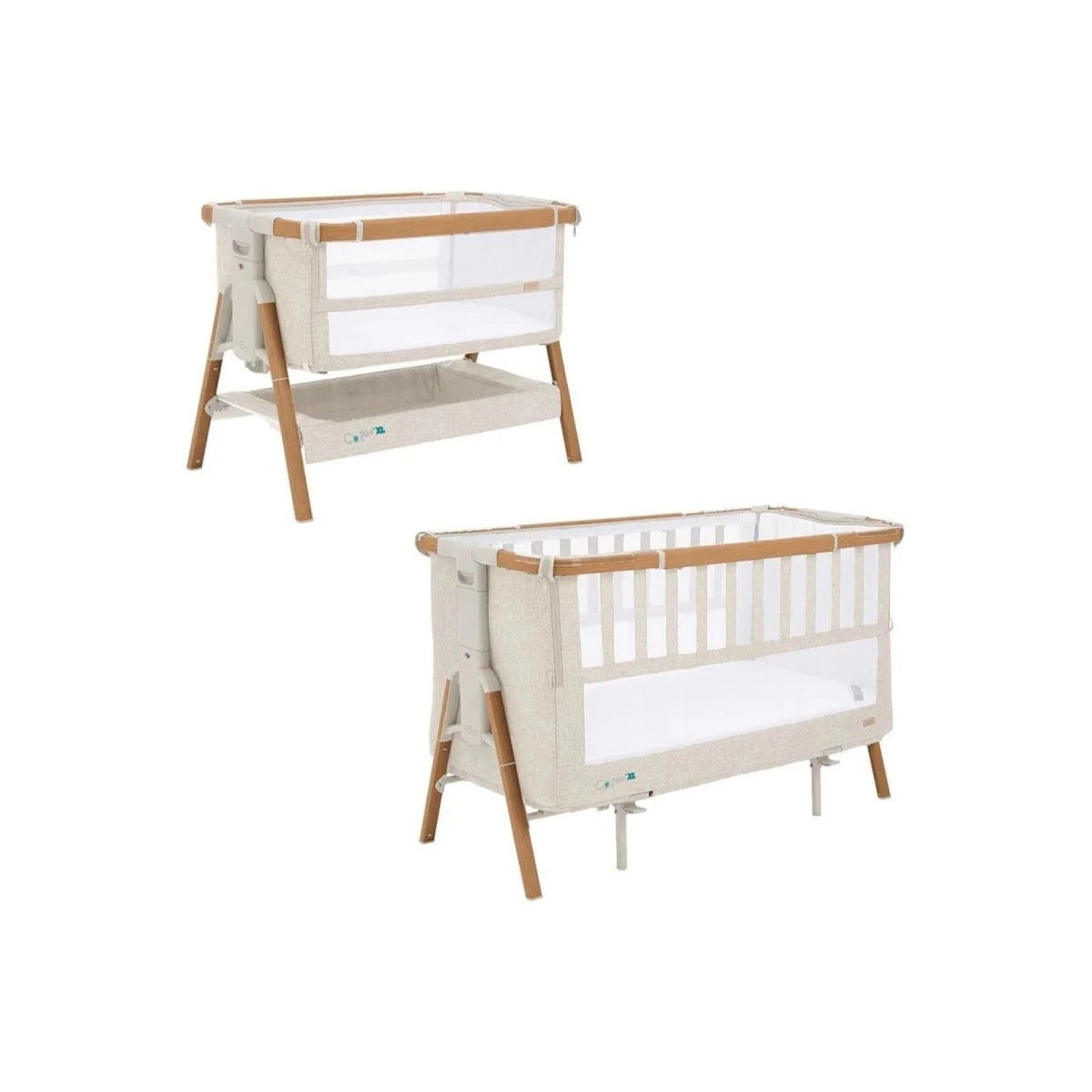 Tutti Bambini CoZee XL Complete Birth to 4+ Years Package - Scandinavian Walnut/Ecru Scandinavian Walnut/Ecru - ebebek