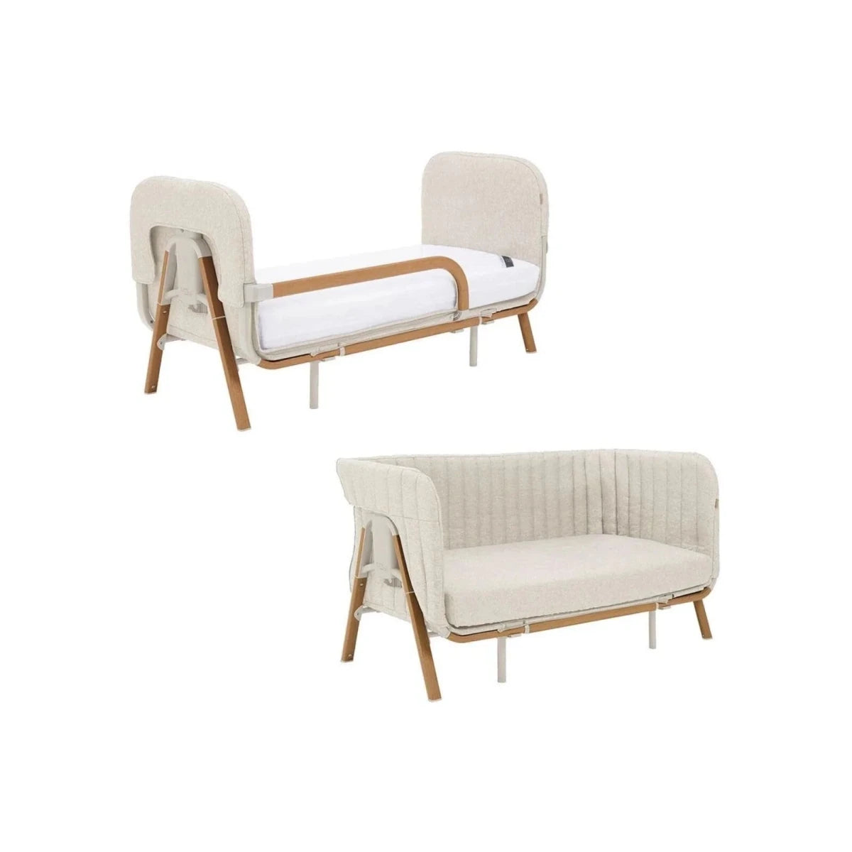 Tutti Bambini CoZee XL Complete Birth to 4+ Years Package - Scandinavian Walnut/Ecru Scandinavian Walnut/Ecru - ebebek