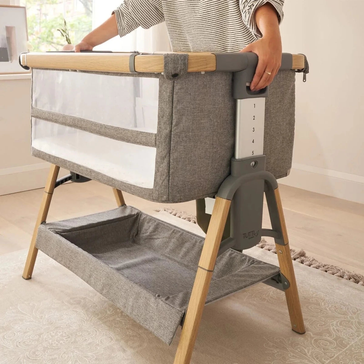 Tutti Bambini CoZee XL Complete Birth to 4+ Years Package - Scandinavian Walnut/Ecru Scandinavian Walnut/Ecru - ebebek