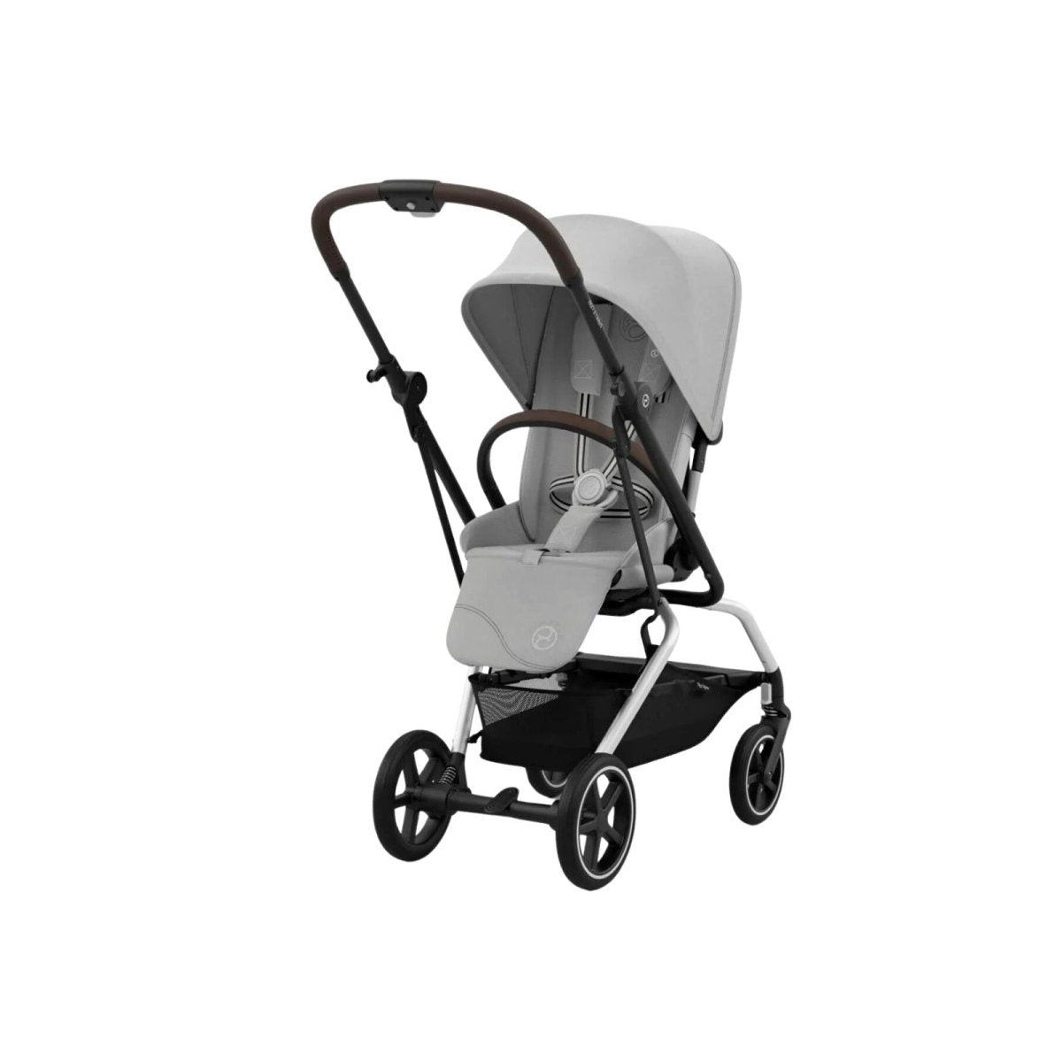 Cybex Eezy S Twist+2 Pushchair with Cloud G Car Seat & Base & Snøgga Footmuff Travel System Bundle - Fog Grey - ebebek - Christmas