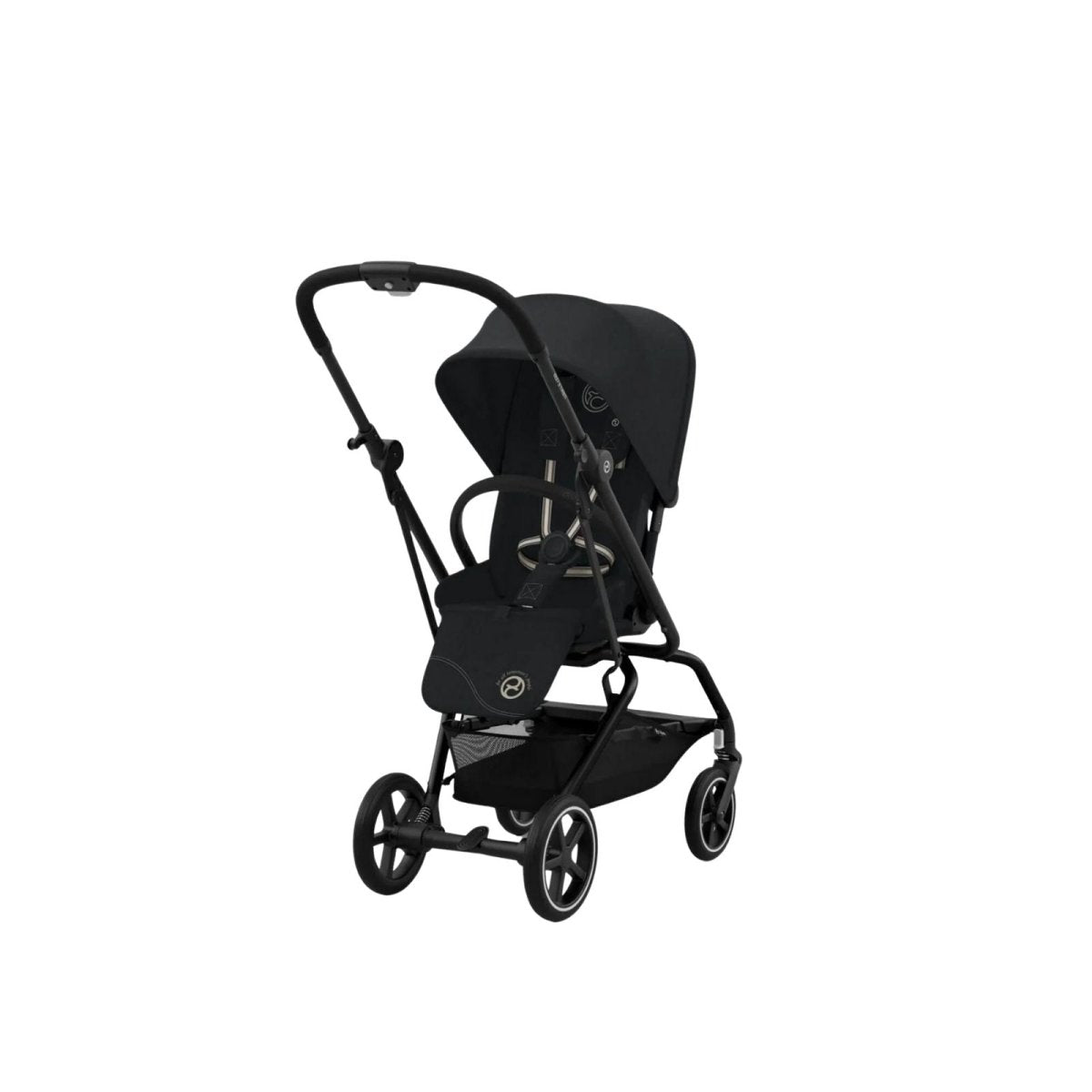 Cybex Eezy S Twist+2 Pushchair with Cloud G Car Seat & Base & Snøgga Footmuff Travel System Bundle - Magic Black - ebebek - Christmas