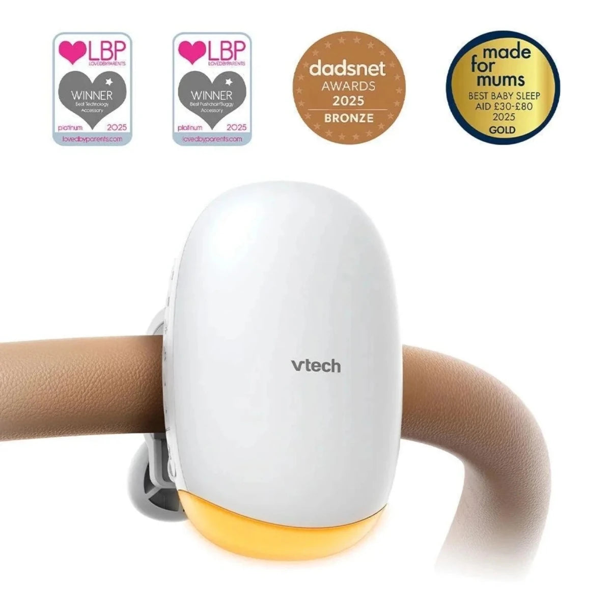 VTech V-Hush Sound & Motion Stroller Rocker - White - ebebek