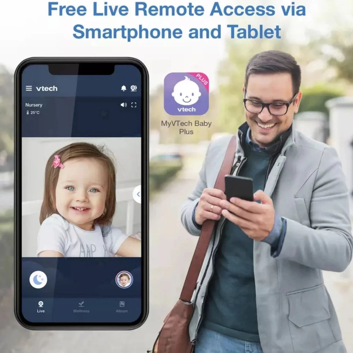 VTech RM9761 Wi-Fi Pan & Tilt Baby Camera - ebebek