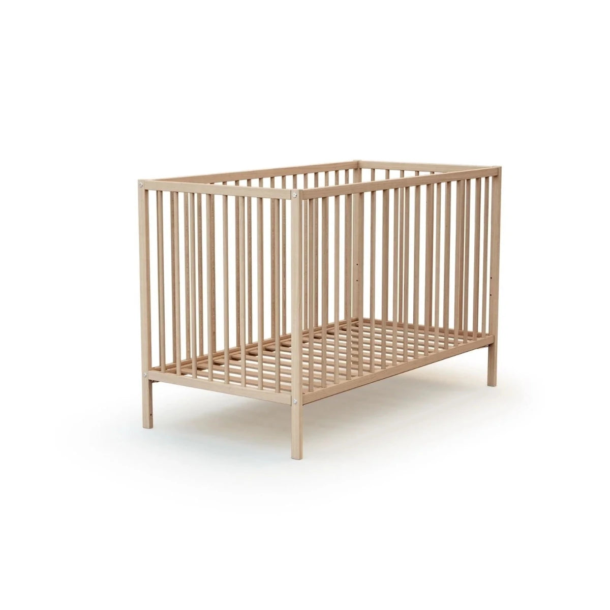 WeBaby One Wooden Cot Bed 60x120cm - Raw Beech Raw Beech - ebebek